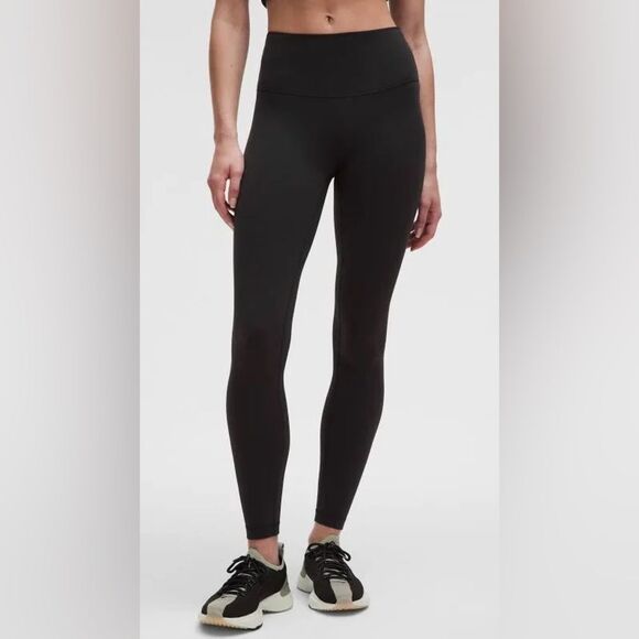 Lululemon Wunder Train High Rise Trainer 25” Black Soze 6 - Picture 1 of 6